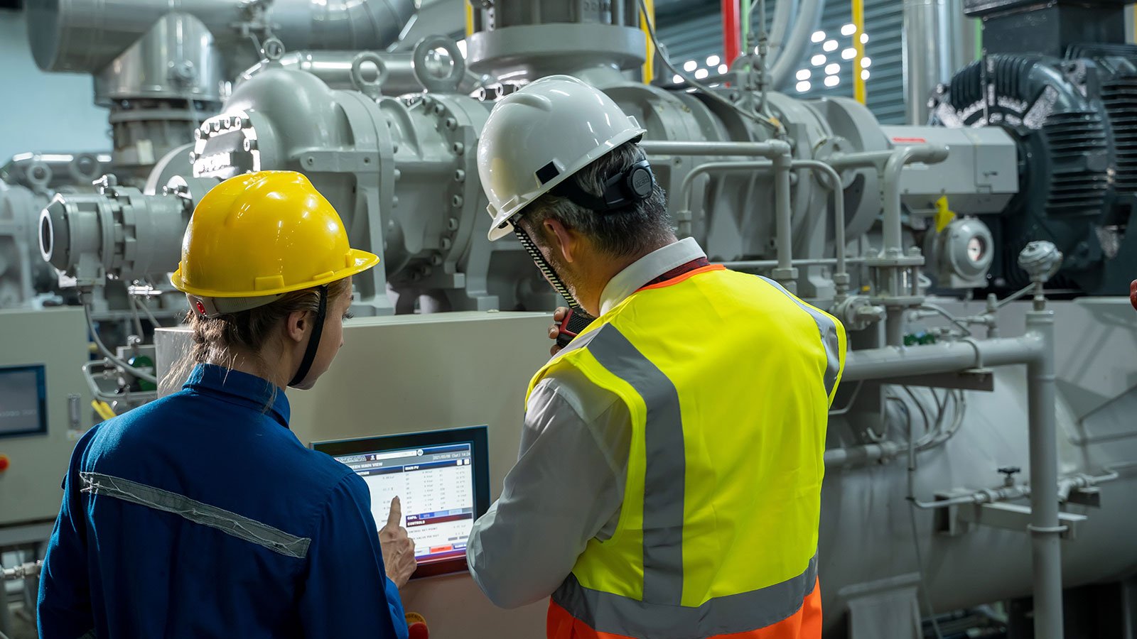 industrial pump room technician